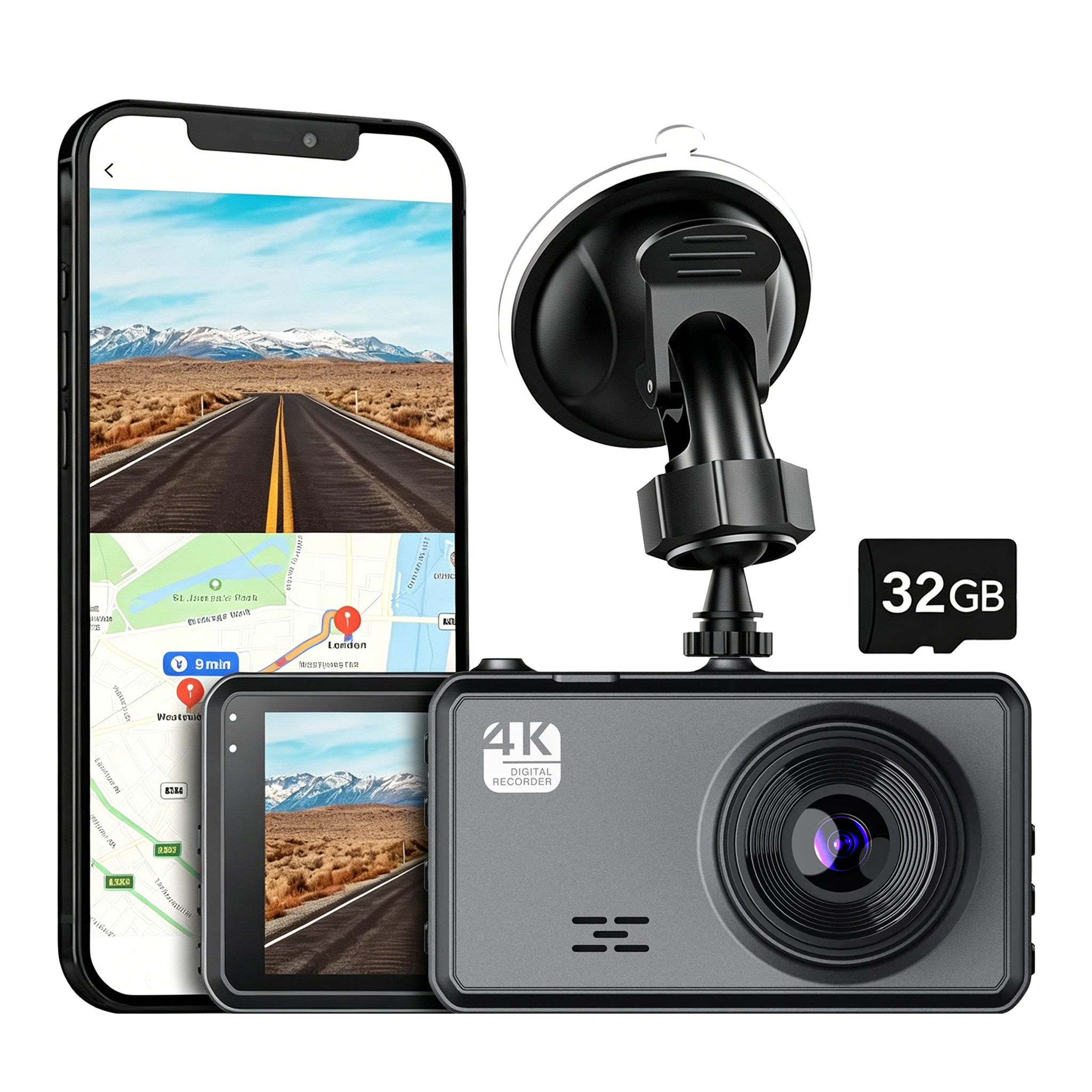 מצלמת דרך חכמה Auralink 4K Full HD